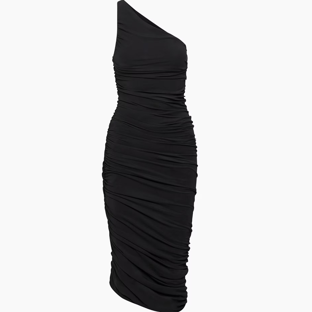 Ten By Babaton Body-Hugging One-Shoulder Vertigo Midi Dress ress - Picture 7 of 12